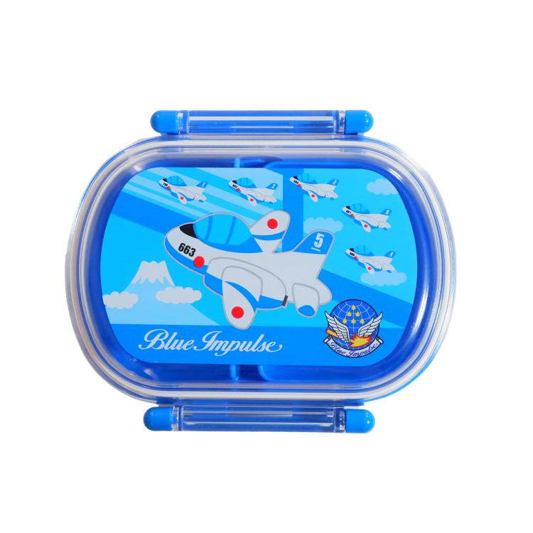 【在庫処分品】航空自衛隊 弁当箱 BlueImpulse 空自 ランチボックス BL-LUNCHBOX ブルーインパルス 自衛隊グッズ 抗菌 電子レンジ 食洗器 対応 【数量限定】