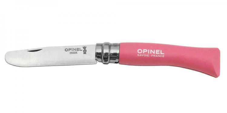 OPINEL (オピネル)　001699　NO.7 先丸ファーストオピネル ステン ピンクフクシア【C】