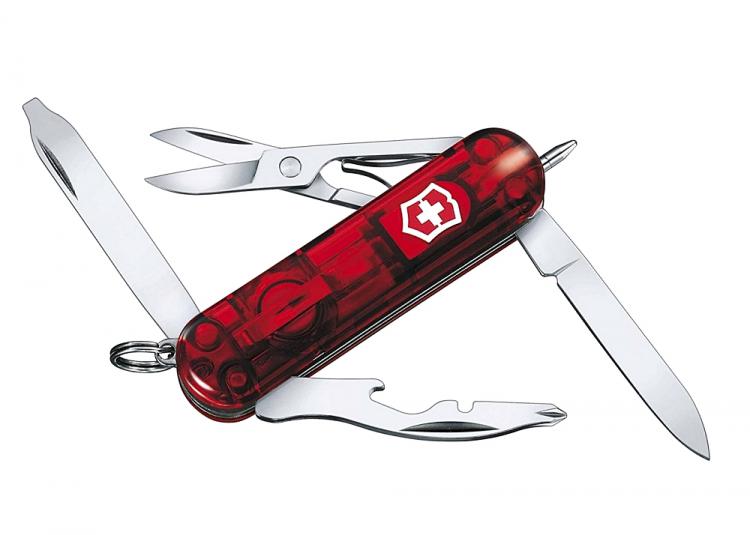 ビクトリノックス VICTORINOX　0.6366.TWL ミッドナイトマネージャーT 半透明レッド