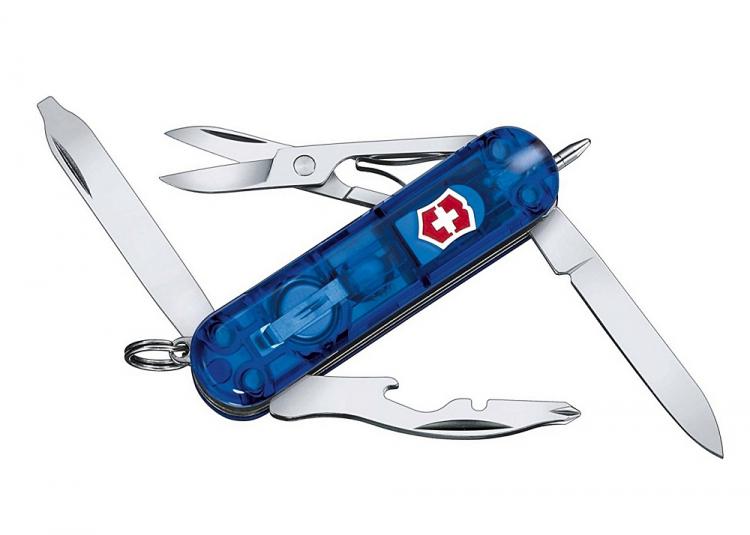 ビクトリノックス VICTORINOX　0.6366.T2WL ミッドナイトマネージャーT2 半透明ブルー