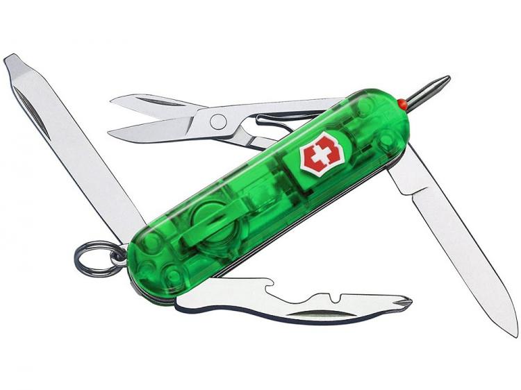 ビクトリノックス VICTORINOX　0.6366.T4 マネージャーライト T4 GN 半透明グリーン【C】