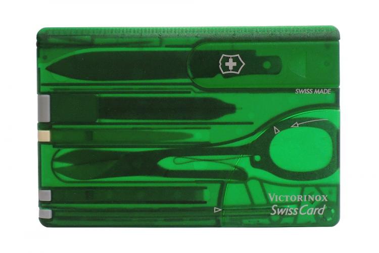 ビクトリノックス VICTORINOX　0.7144.T4 スイスカード T4 GN 半透明グリーン【並行輸入品】【C】