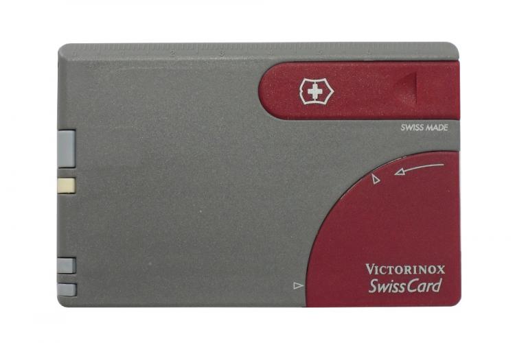 ビクトリノックス VICTORINOX　4.3407 スイスカード レッド/ダークグレー【並行輸入品】【C】