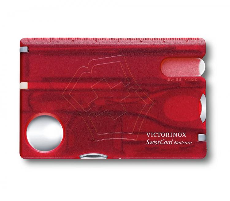 ビクトリノックス VICTORINOX　0.7240.T スイスカード ネイルケア T 半透明レッド【C】